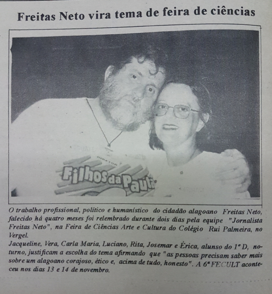 Freitas Neto homenageado em feira de ciências