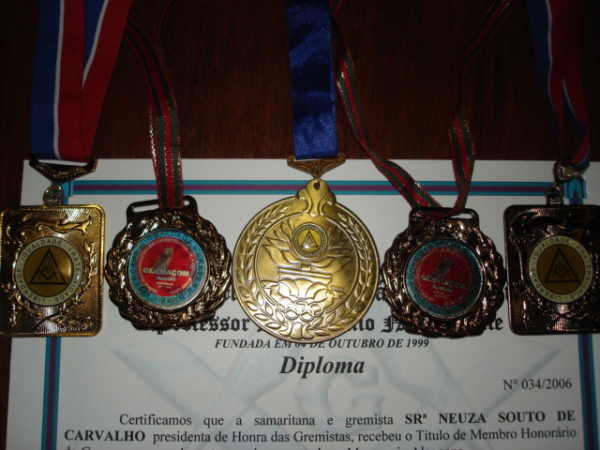 Gremaçom - Solenidade de entrega de diploma para membros honorários