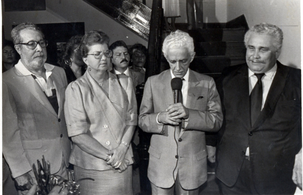 Inauguração do MISA na Praça Dois Leões
